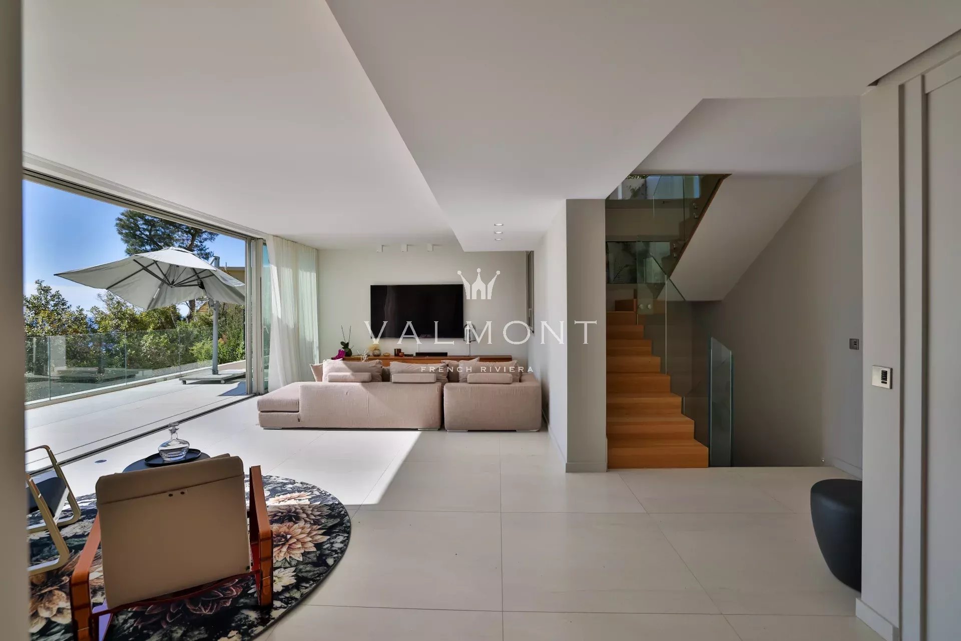 Villa contemporaine vue mer panoramique