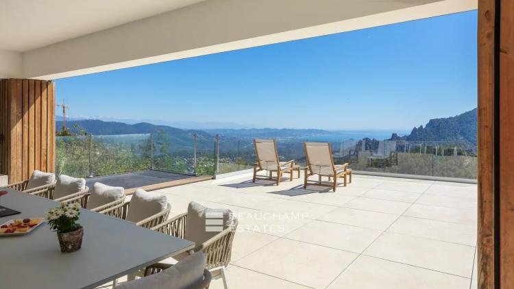 Villa contemporaine - 5 chambres, vue mer et montagne