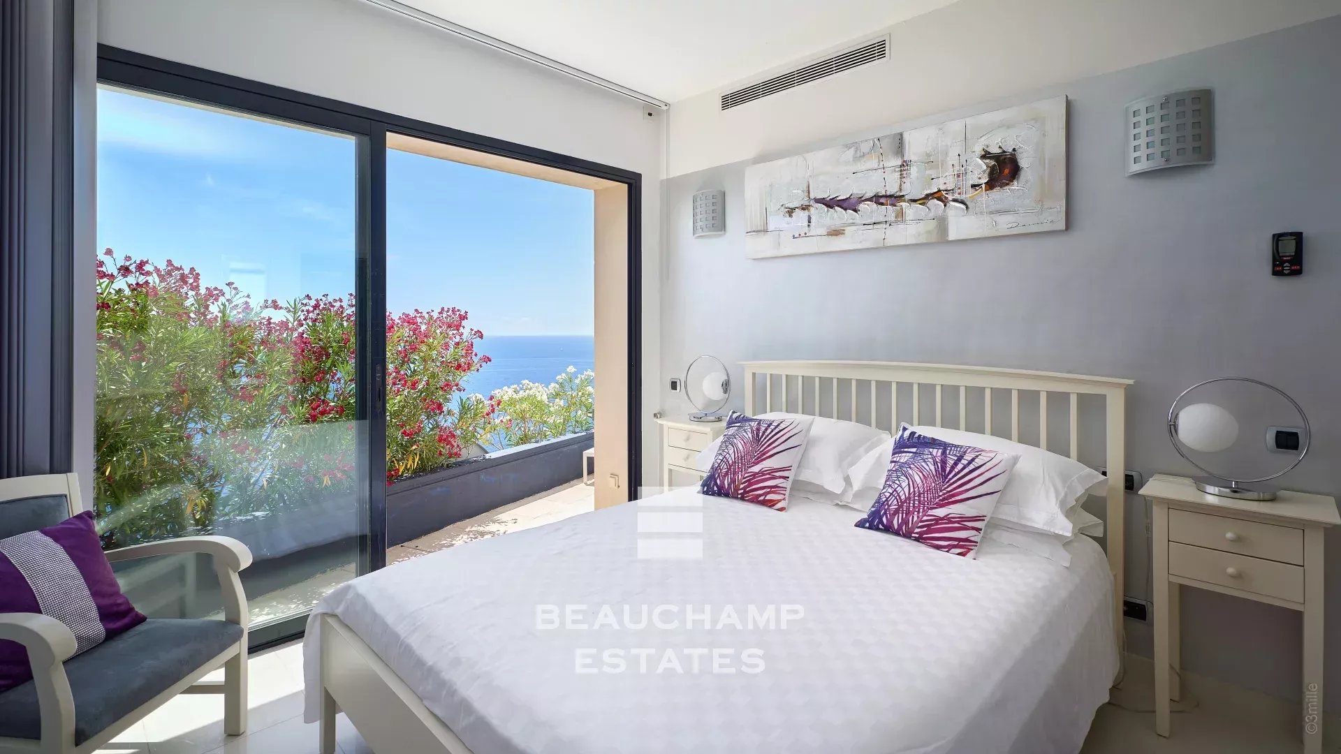 Villa contemporaine 4 chambres avec vue mer panoramique - Èze