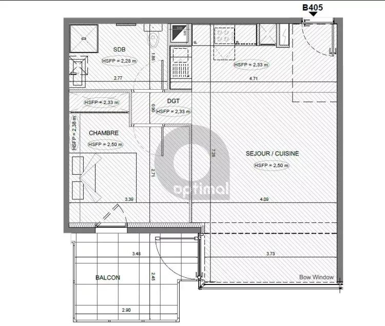 Menton centre - Immeuble neuf - Appartement deux pièces avec terrasse