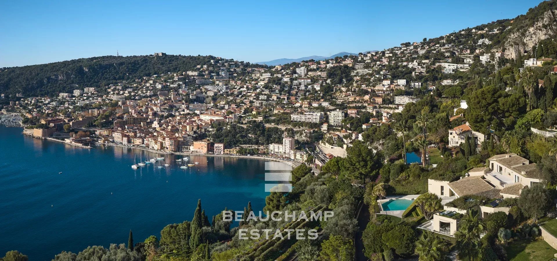 Villa contemporaine 6 chambres avec vue mer panoramique  – Saint-Jean-Cap-Ferrat