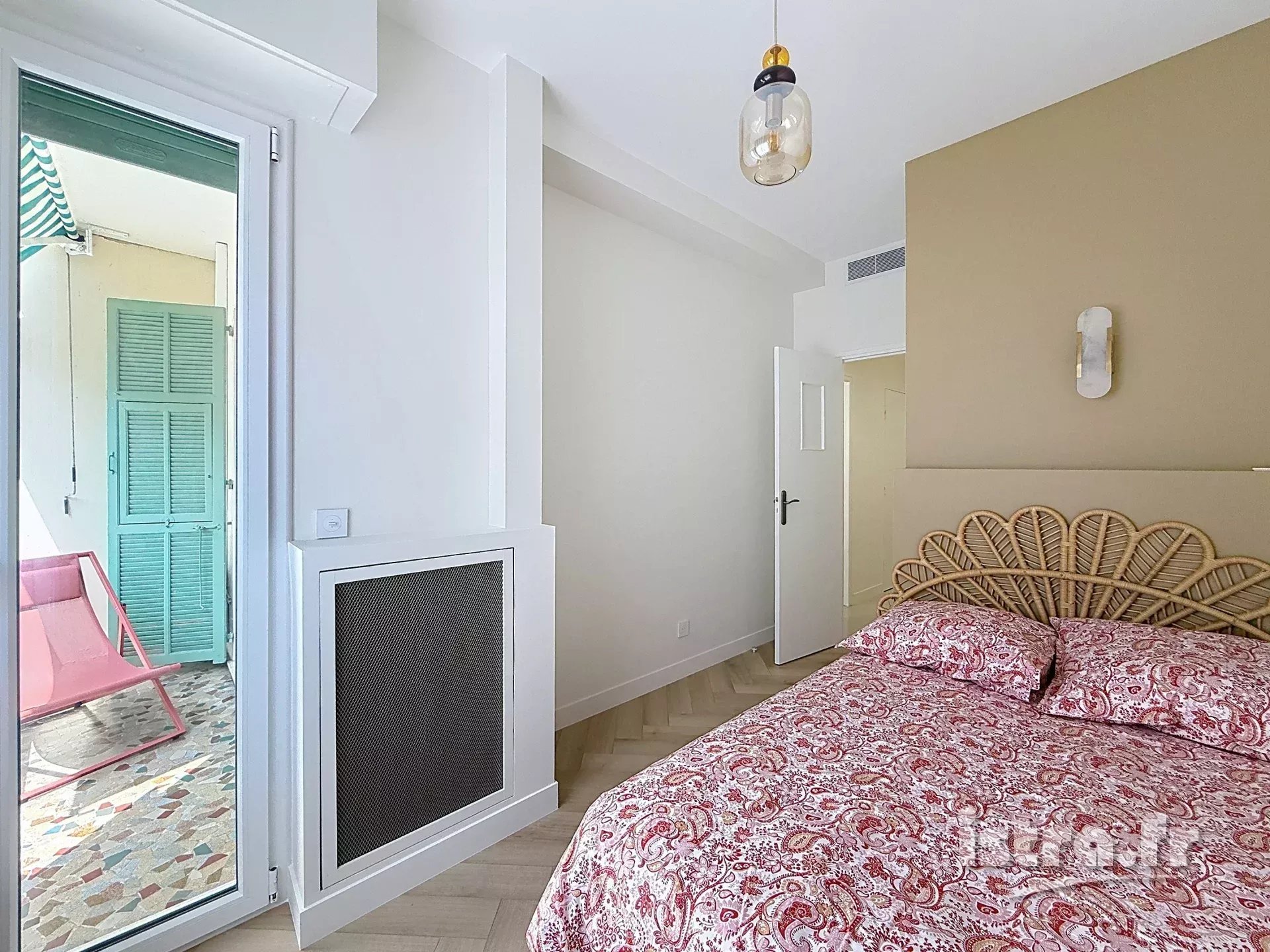 Nice Gambetta / Musiciens, 3 pièces rénové avec balcons