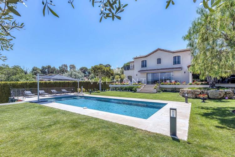 Super Cannes Vallauris renovated villa with panoramic views