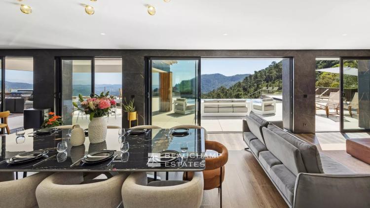 Villa contemporaine - 5 chambres, vue mer et montagne