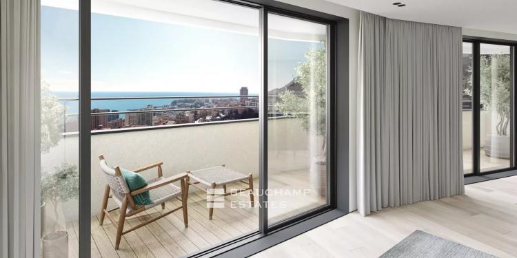Appartement 3 chambres vue mer - Beausoleil