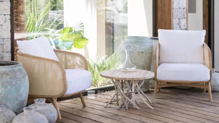 Villa luxueuse esprit balinaise située à Ramatuelle à quelques minutes des plages de Pampelonne