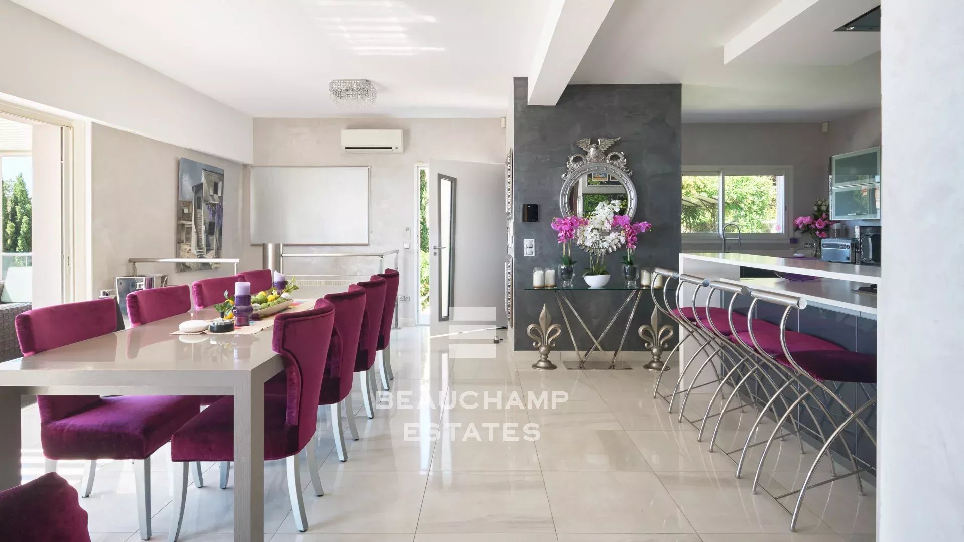Exclusivité - Villa moderne 5 chambres avec vue mer panoramique - Golfe Juan