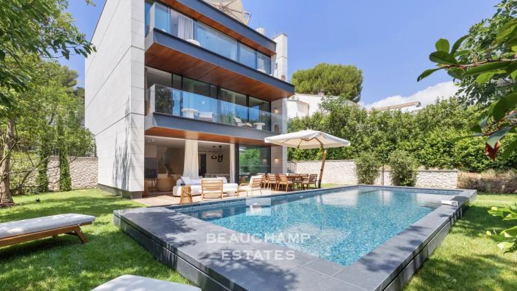 Villa contemporaine 4 chambres avec vue mer -  Saint-Jean-Cap-Ferrat