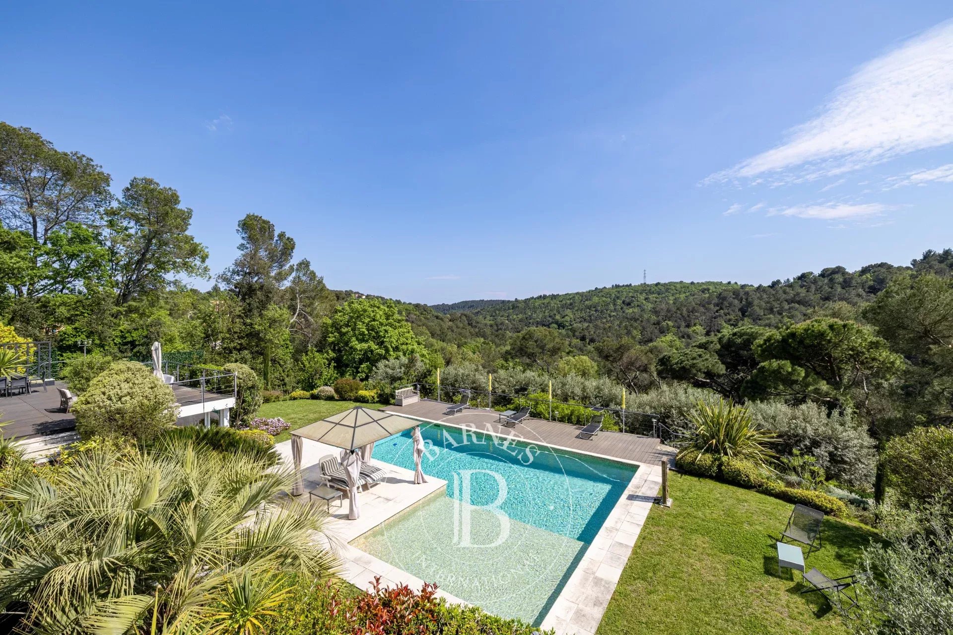 Valbonne - Domaine fermé - Exceptionnelle propriété au calme avec maison d'amis à 3 minutes du village