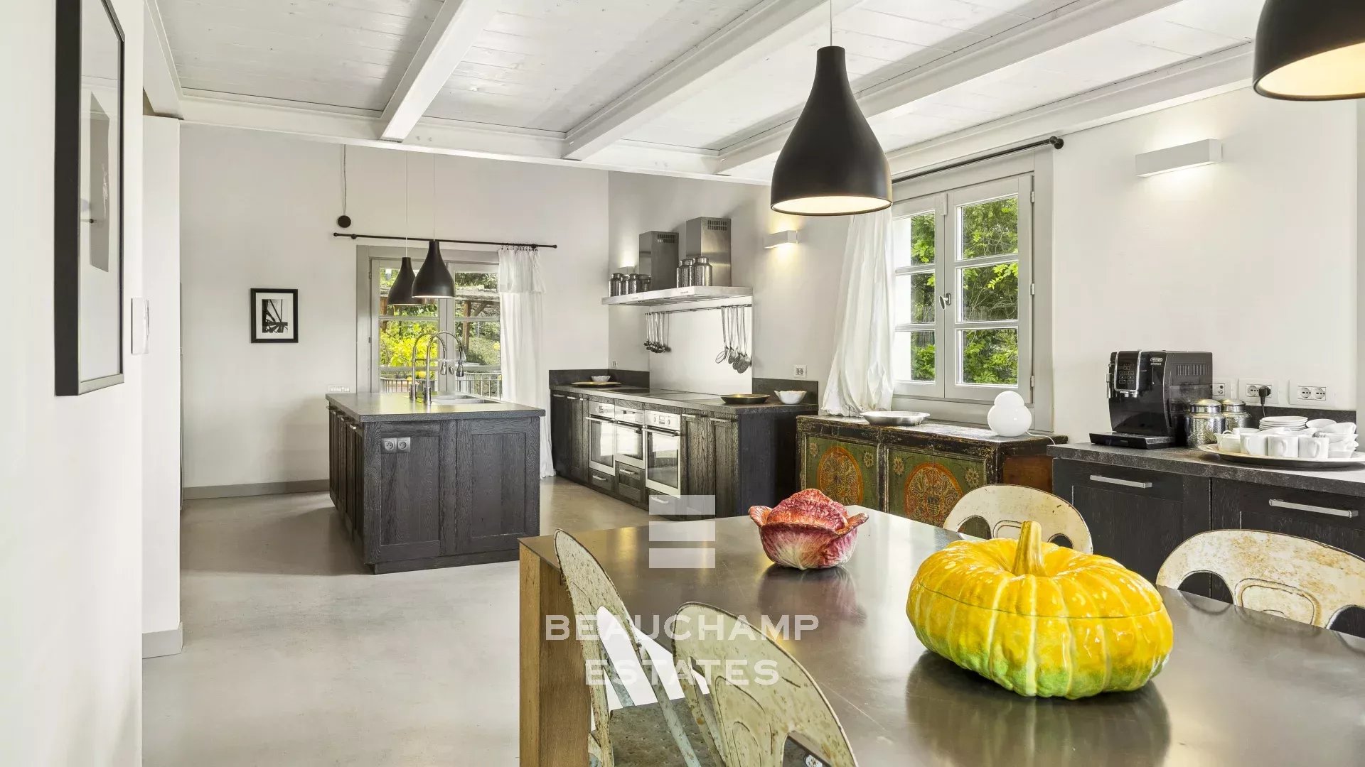 Propriété provençale en pierre 5 chambres avec vue mer - Grasse