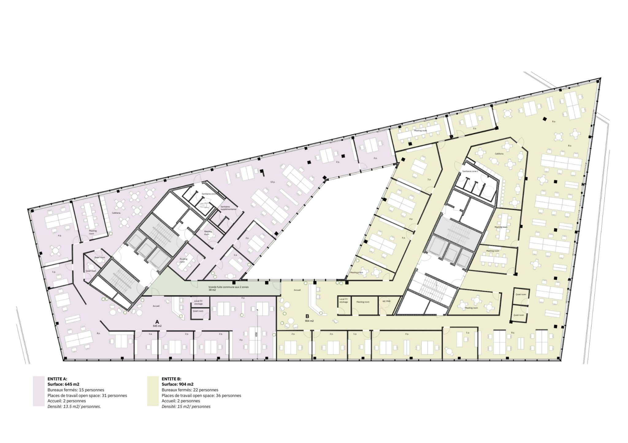 Bureaux d’exception au cœur du Quartier de l’Étang – jusqu’à 1’600 m² divisibles