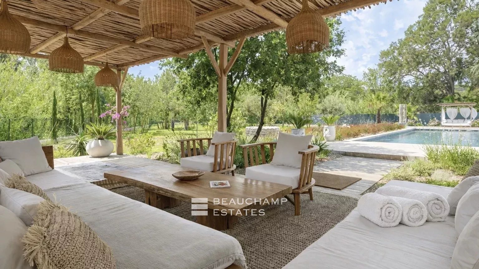 Villa bohème chic à deux pas de la plage des Canoubiers et du centre de Saint-Tropez
