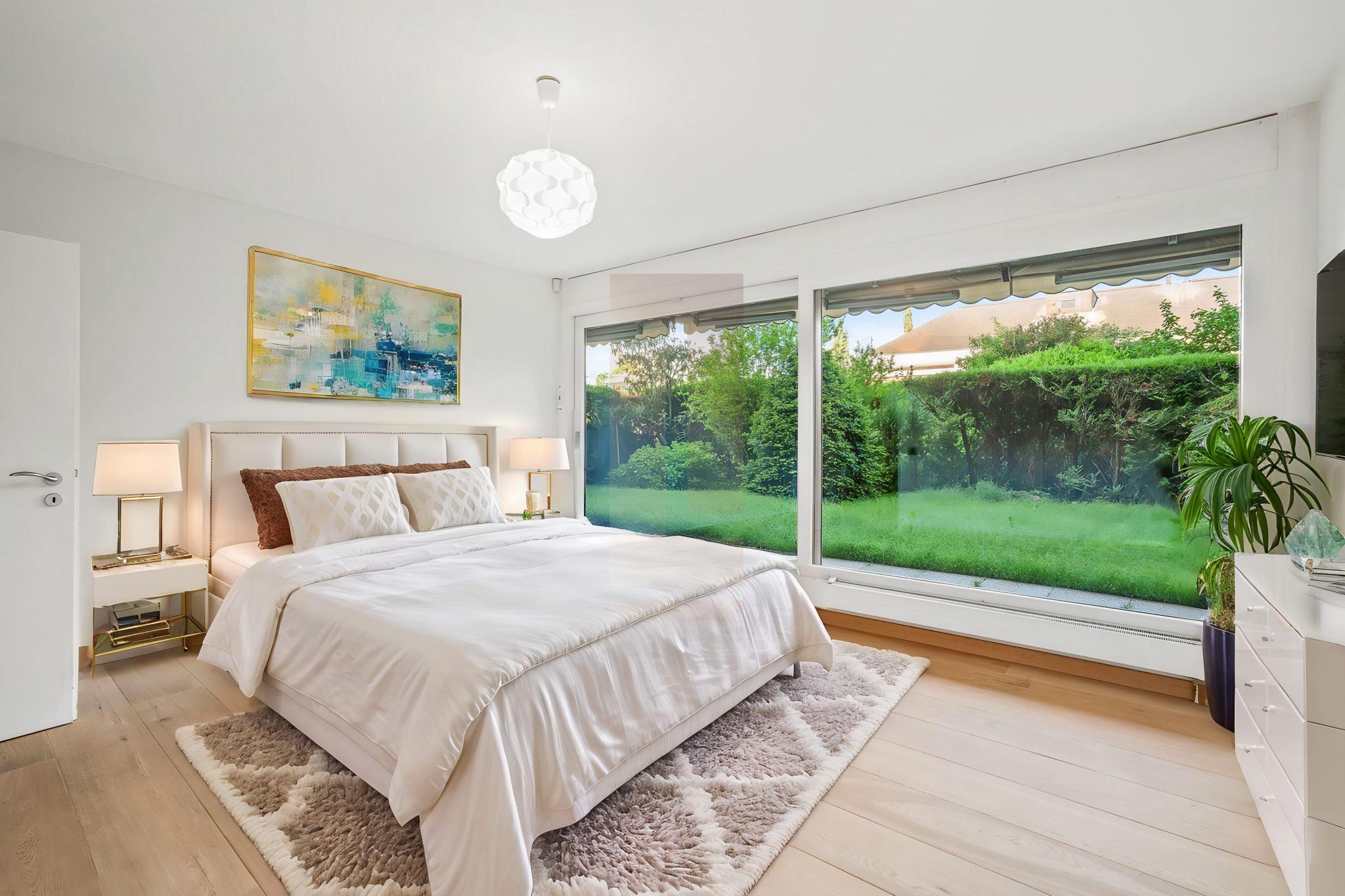 Exceptionnel 6.5 pièces en duplex avec jardin à Champel