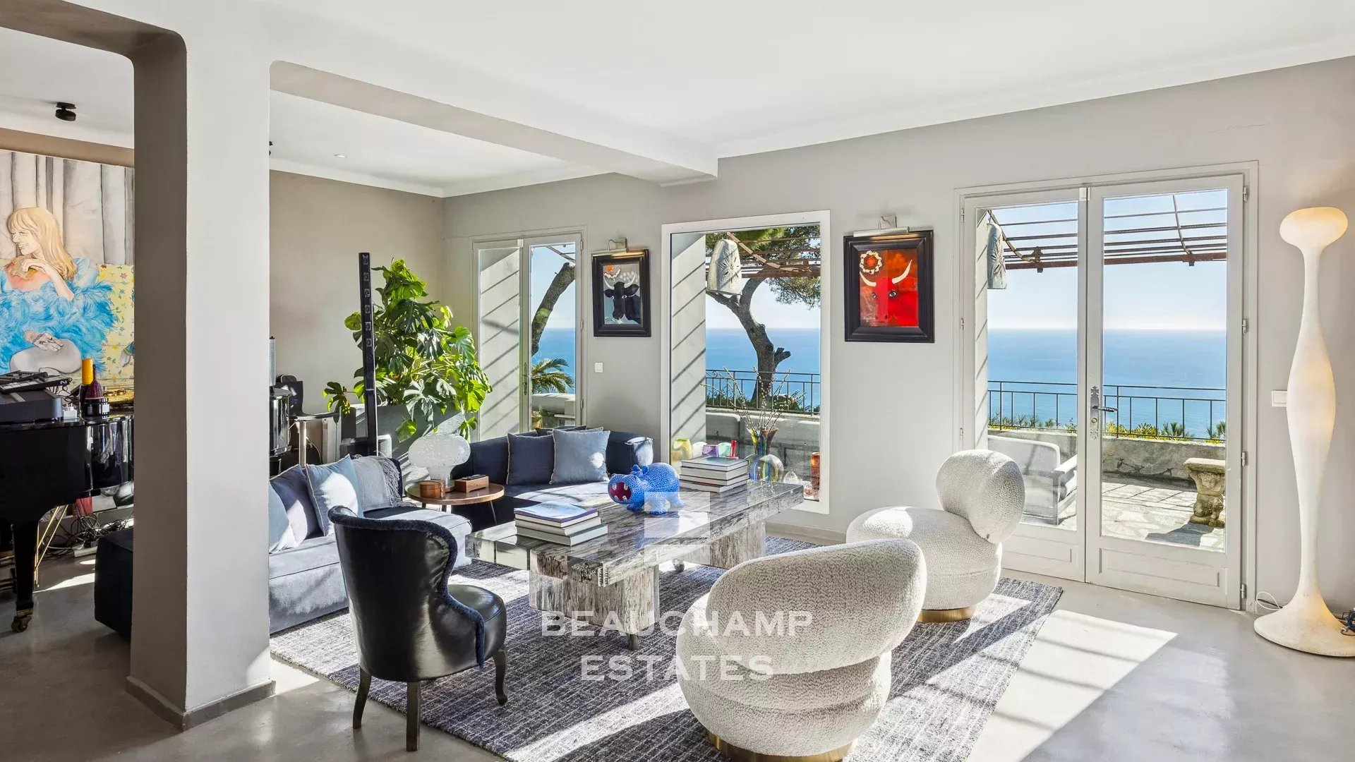 Villa provençale  4 chambres avec vue mer panoramique - Èze