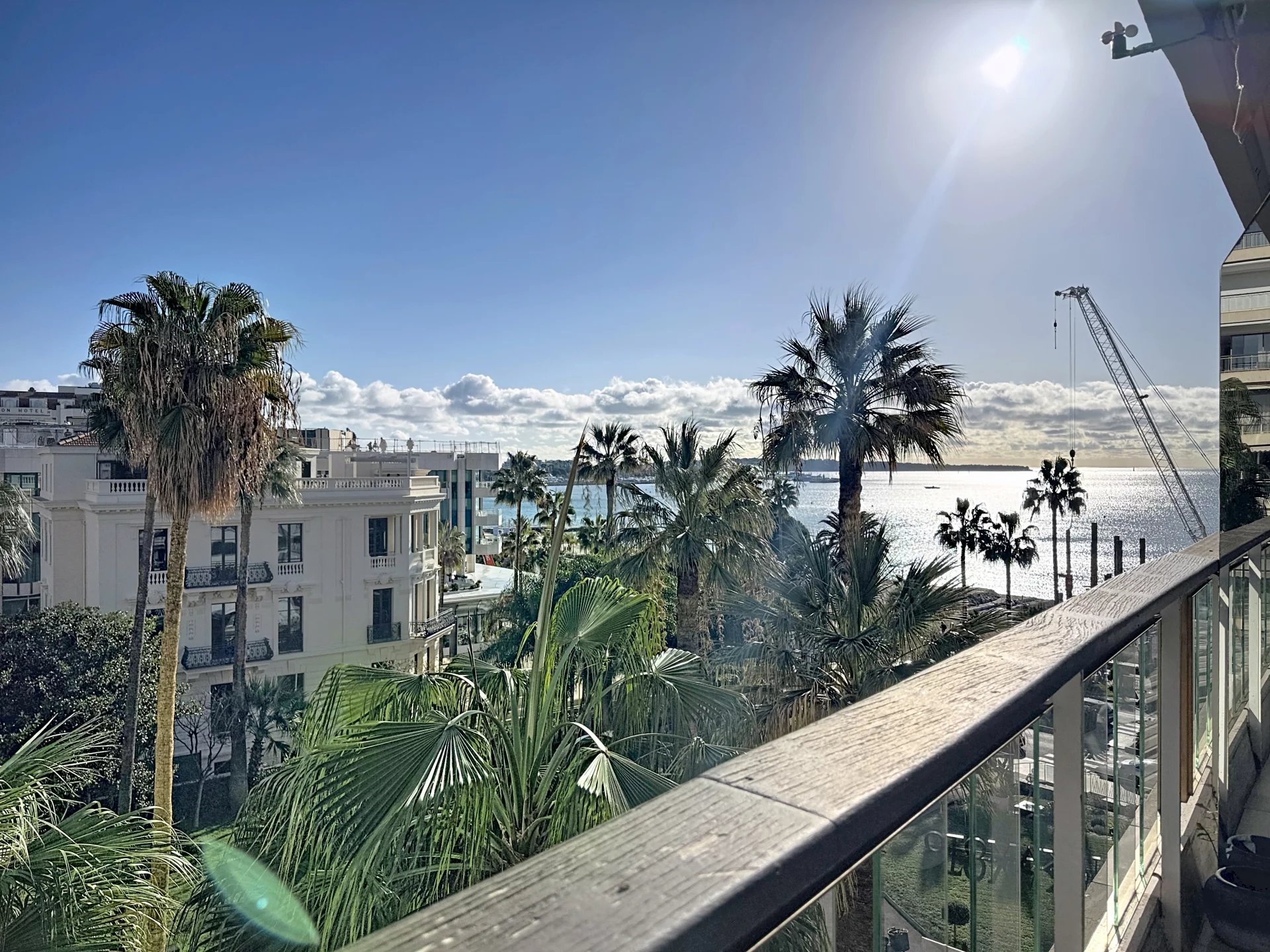 CANNES CROISETTE TERRASSE VUE MER