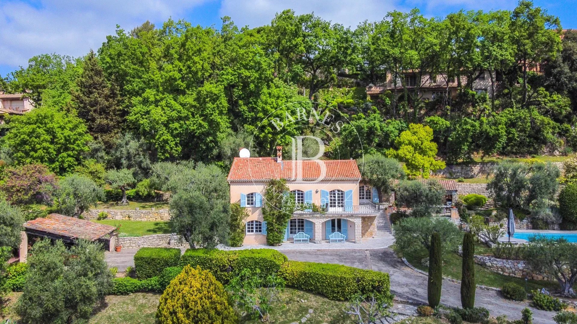 Villa, Chateauneuf-Grasse, Vue mer, Piscine, 4 chambres, studio