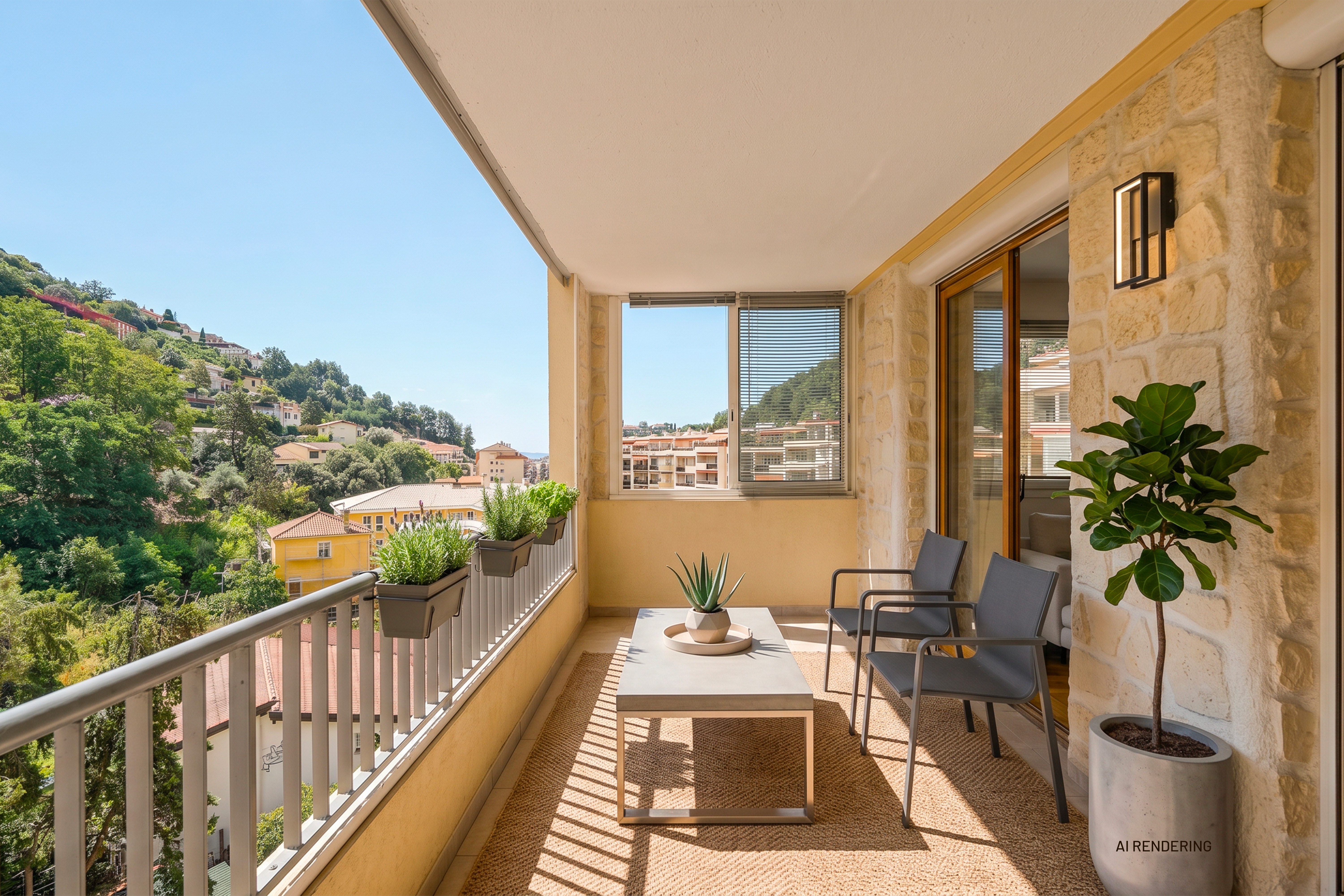 MENTON BORRIGO - 4 PIECES - CAVE ET PARKING