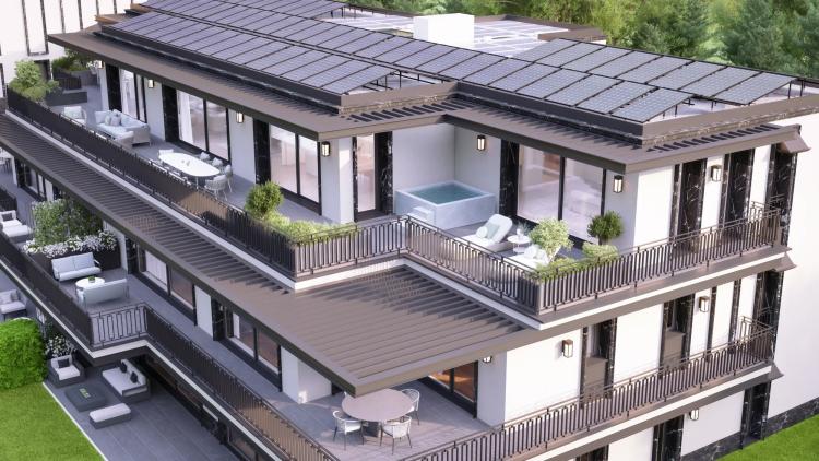 Superbe Penthouse Clé En Main Avec Terrasse Sur Le Toit De 150 M²
