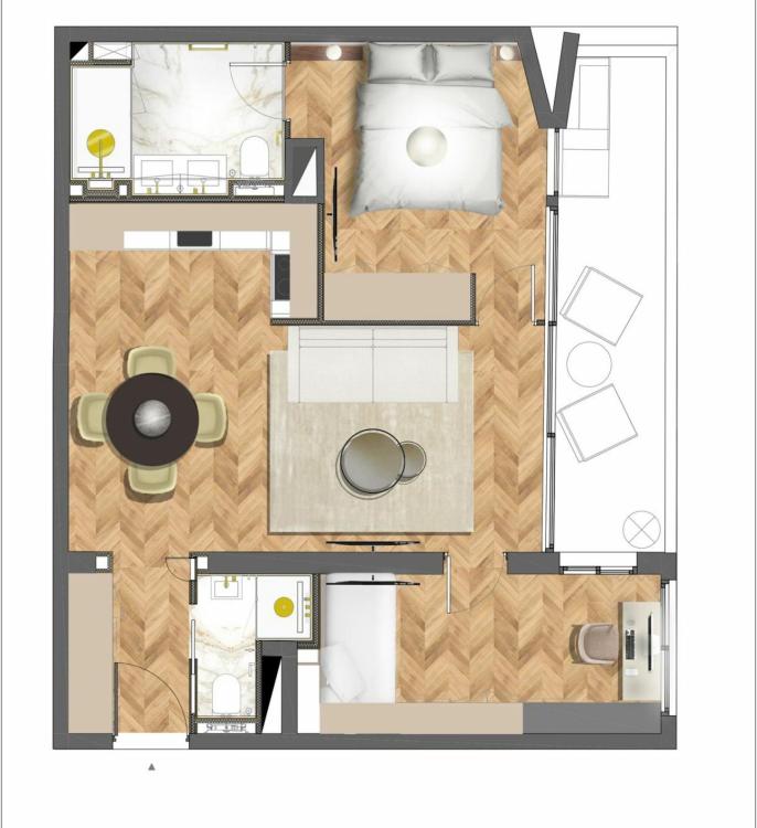 MONTE-CARLO - EXCLUSIVITÉ 3P RENOVE -MILLEFIORI