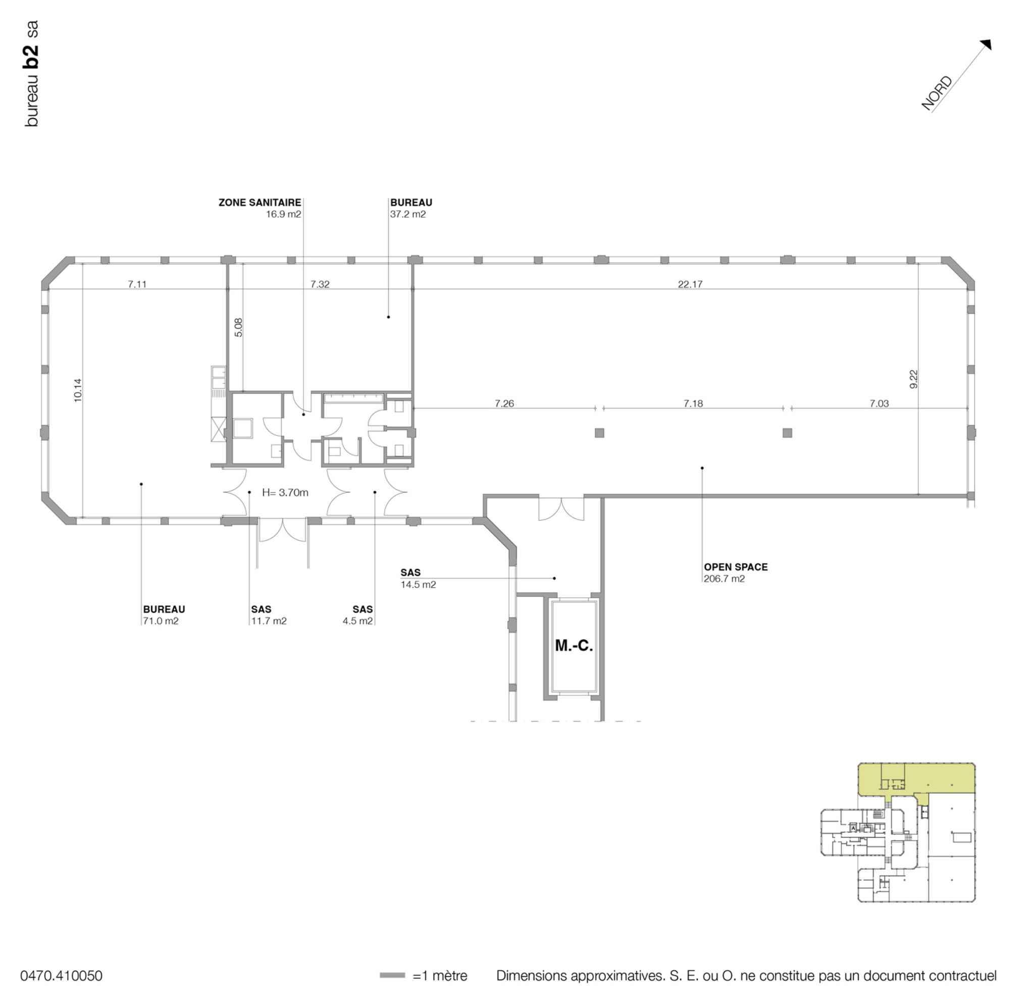 Atelier lumineux de 365 m² à Meyrin
