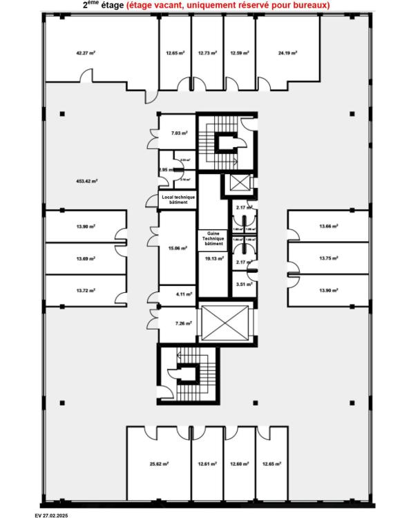 Bureaux lumineux et semi-aménagés à Meyrin