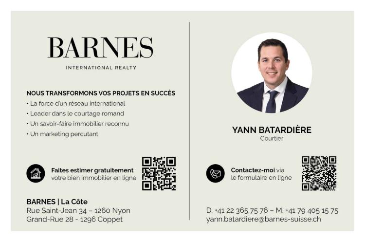 62-6 - NOUVELLE PROMOTION Domaine de Chiblins Appartement de 2.5 pièces
