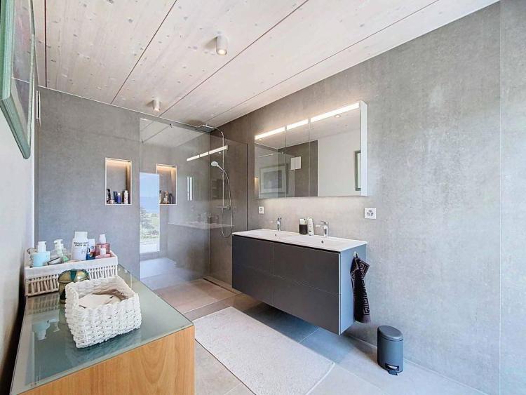 Magnifique Villa contemporaine neuve avec vue panoramique sur le lac et les Alpes