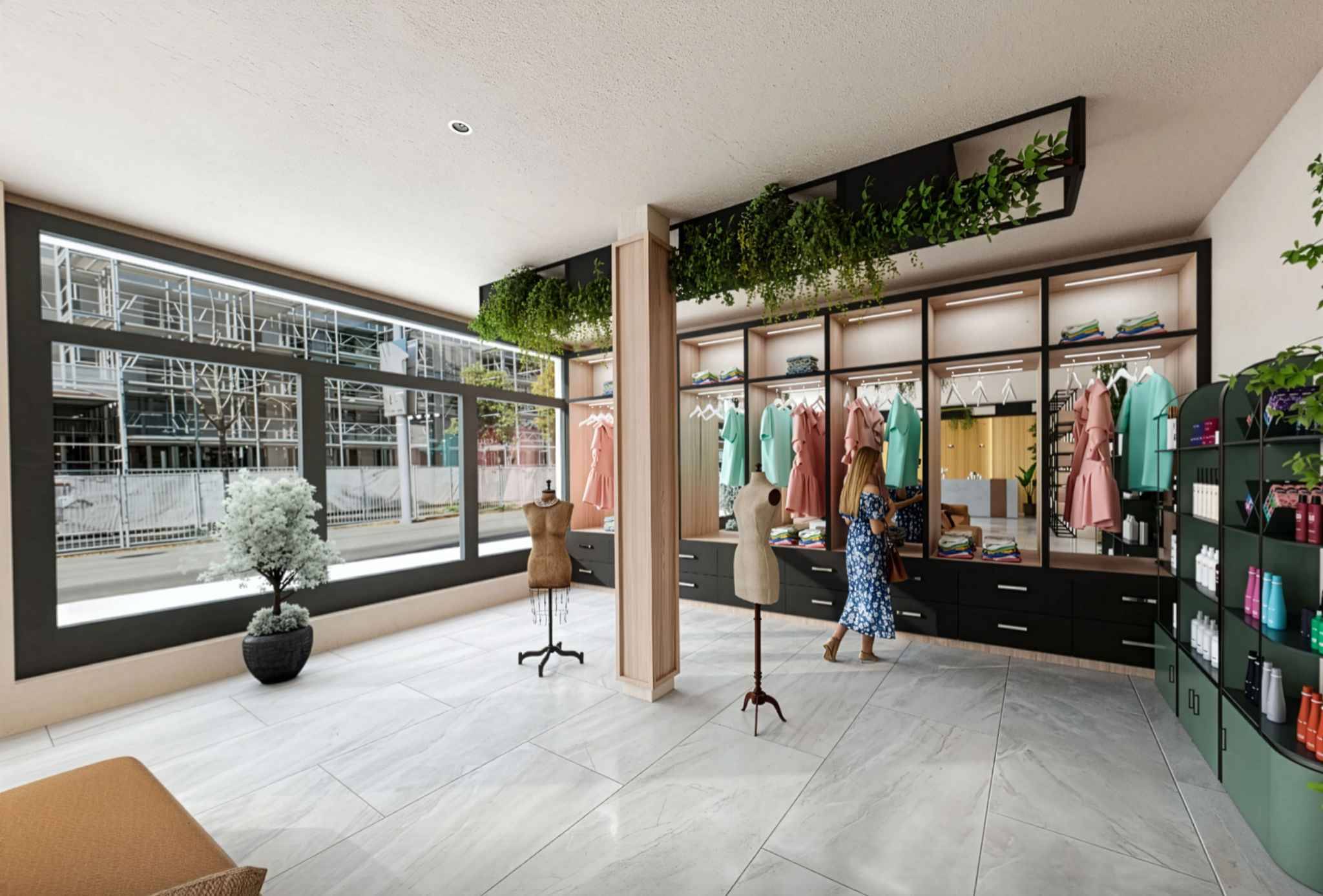 Arcade de 343m2 - Projet neuf aux Acacias