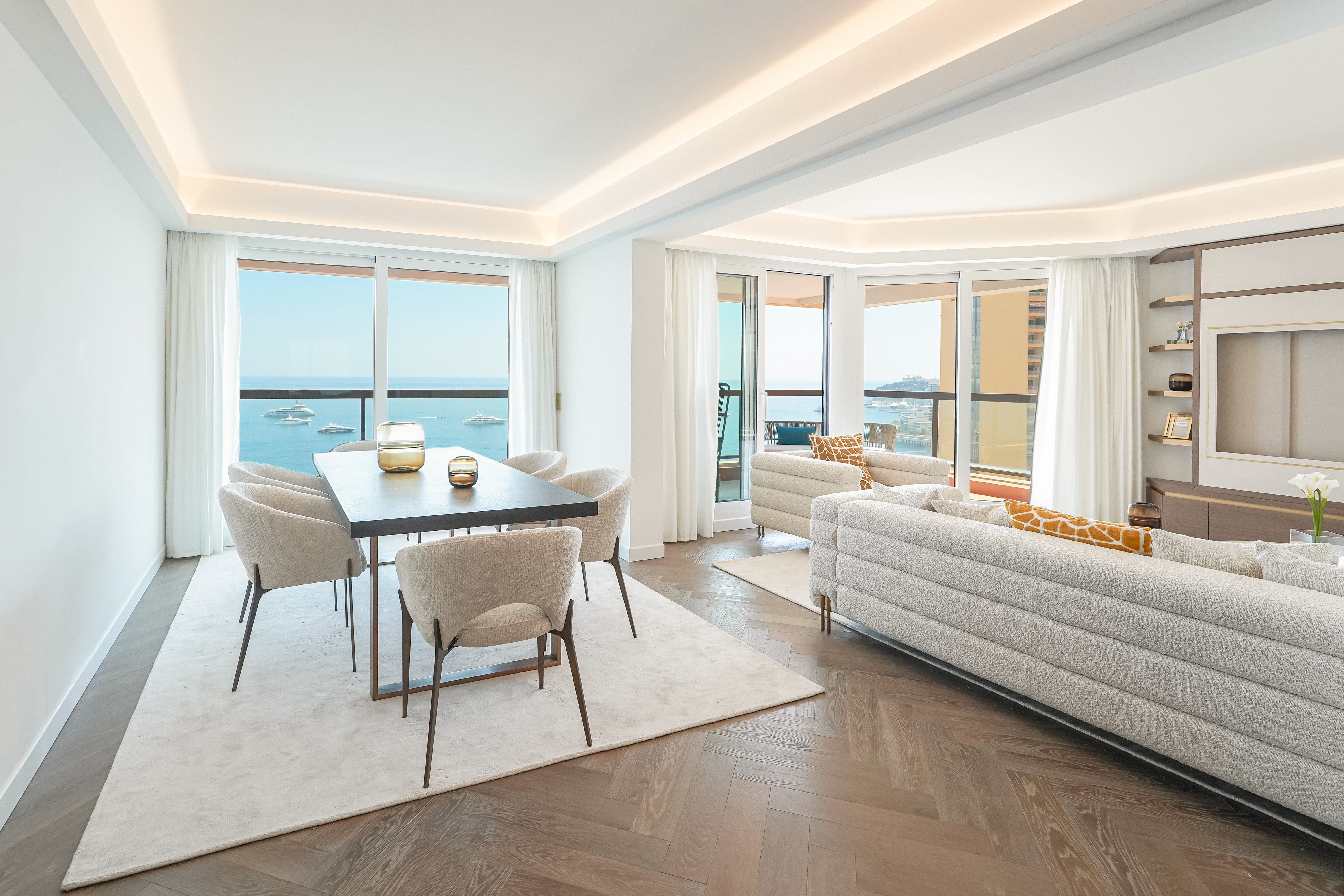 MONTE CARLO SUN - 3/4 PIÈCES RÉNOVÉ - VUE MER