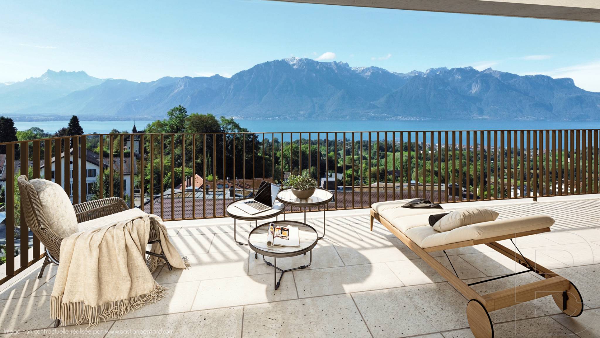 Nouveau : Appartement neuf de 5,5 pièces avec vue lac