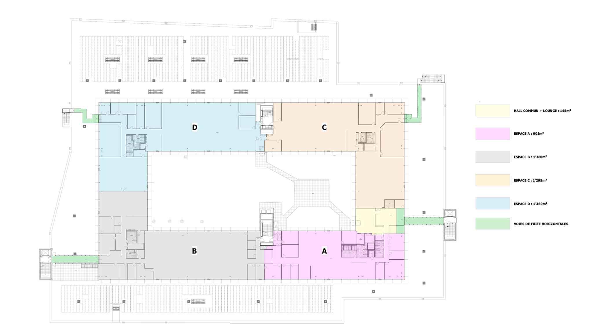 Vernier - Surface de 903 m2 en attique - Immeuble IKEA