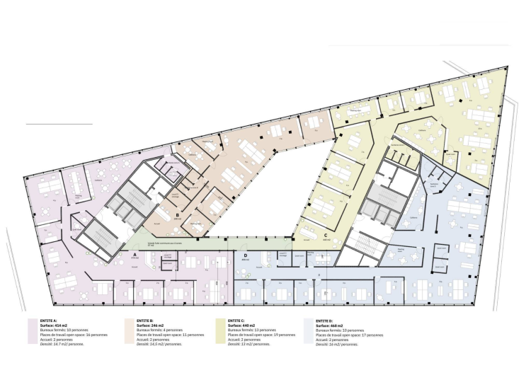 Bureaux d’exception de 440m² au cœur du Quartier de l’Étang