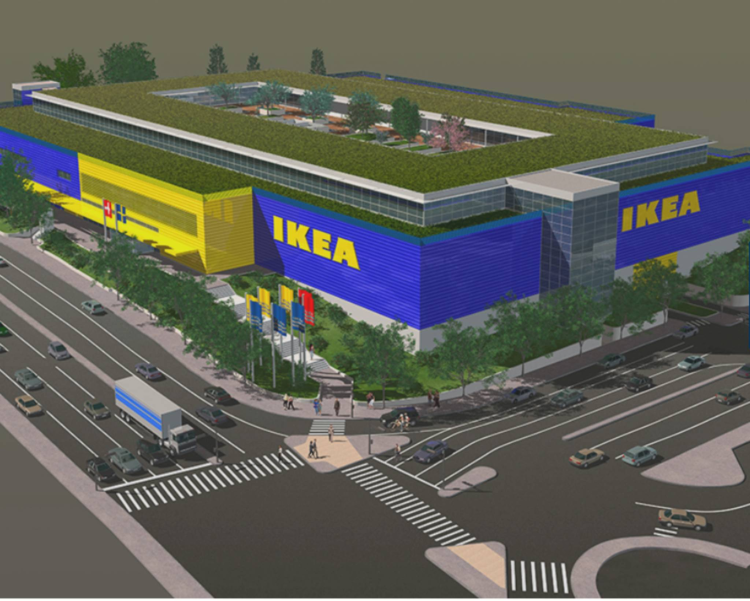Vernier - Surface de 1309 m2 en attique - Immeuble IKEA