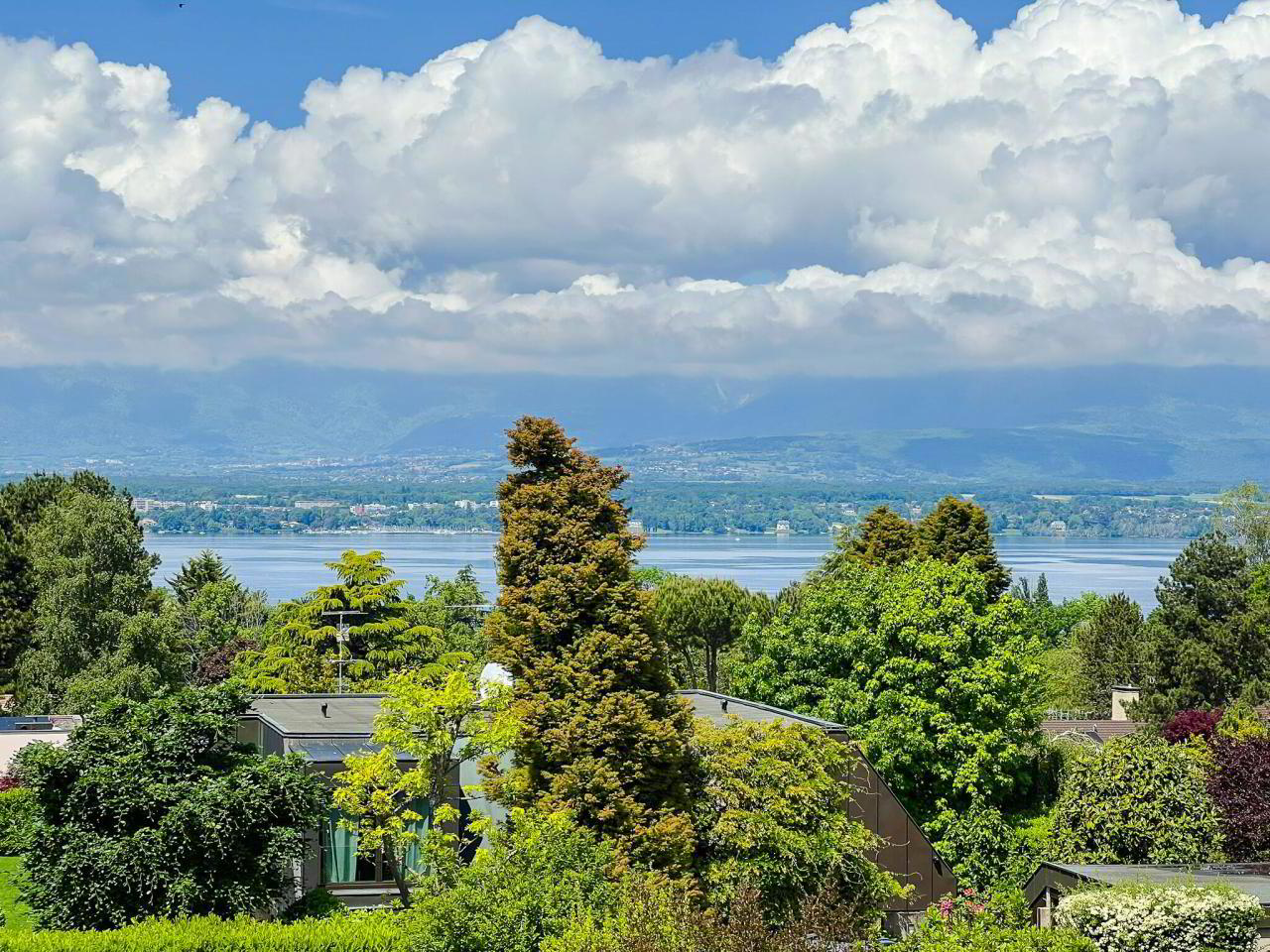 Villa d’exception à Corsier vue Lac