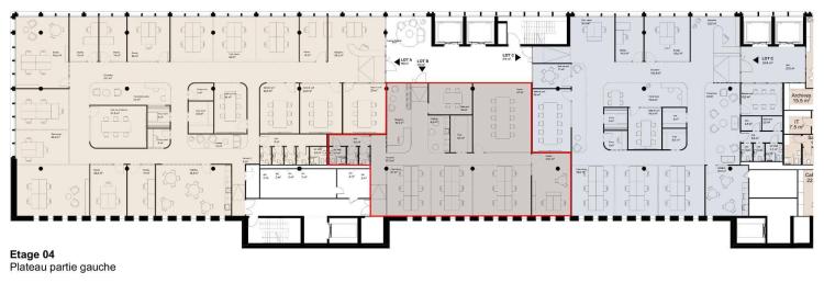 À louer – Bureaux bruts à aménager au Quartier de l’Étang