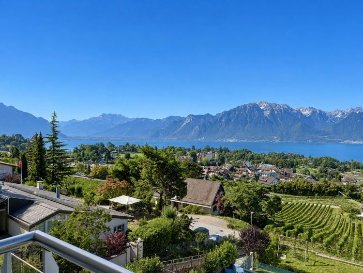 Villa jumelle de 5.5 pièces, avec vue panoramique sur le lac et les Alpes !