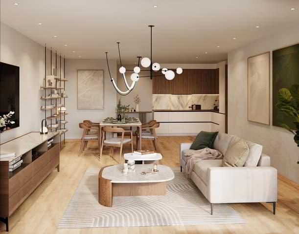 APP DE 3,5 PCES AVEC JARDIN - PROXIMITÉ GARE - VUE PANORAMIQUE