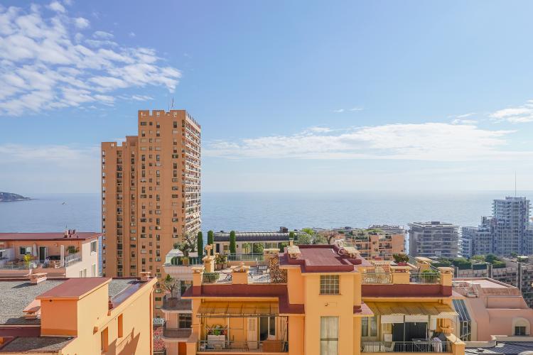 MONTE CARLO - 3 PIÈCES VUE MER - LOI 1235