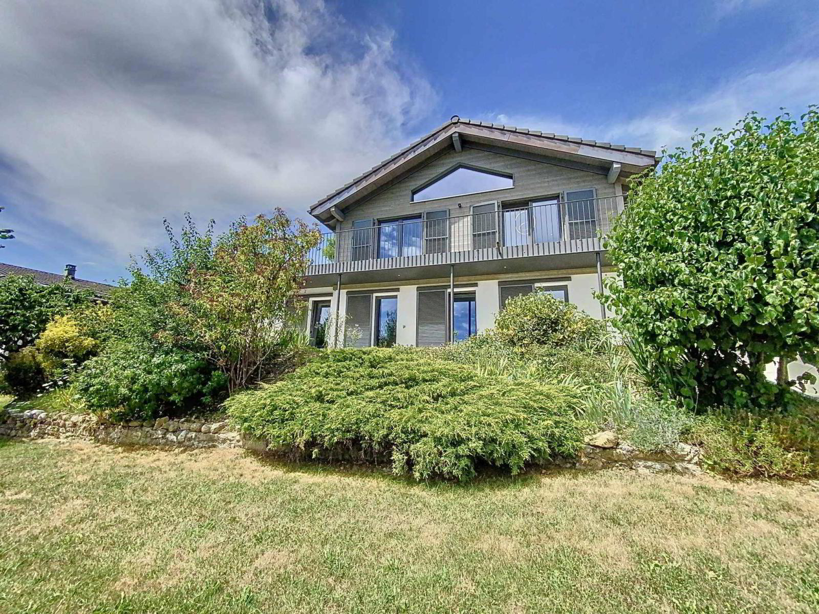 Magnifique Villa contemporaine neuve avec vue panoramique sur le lac et les Alpes