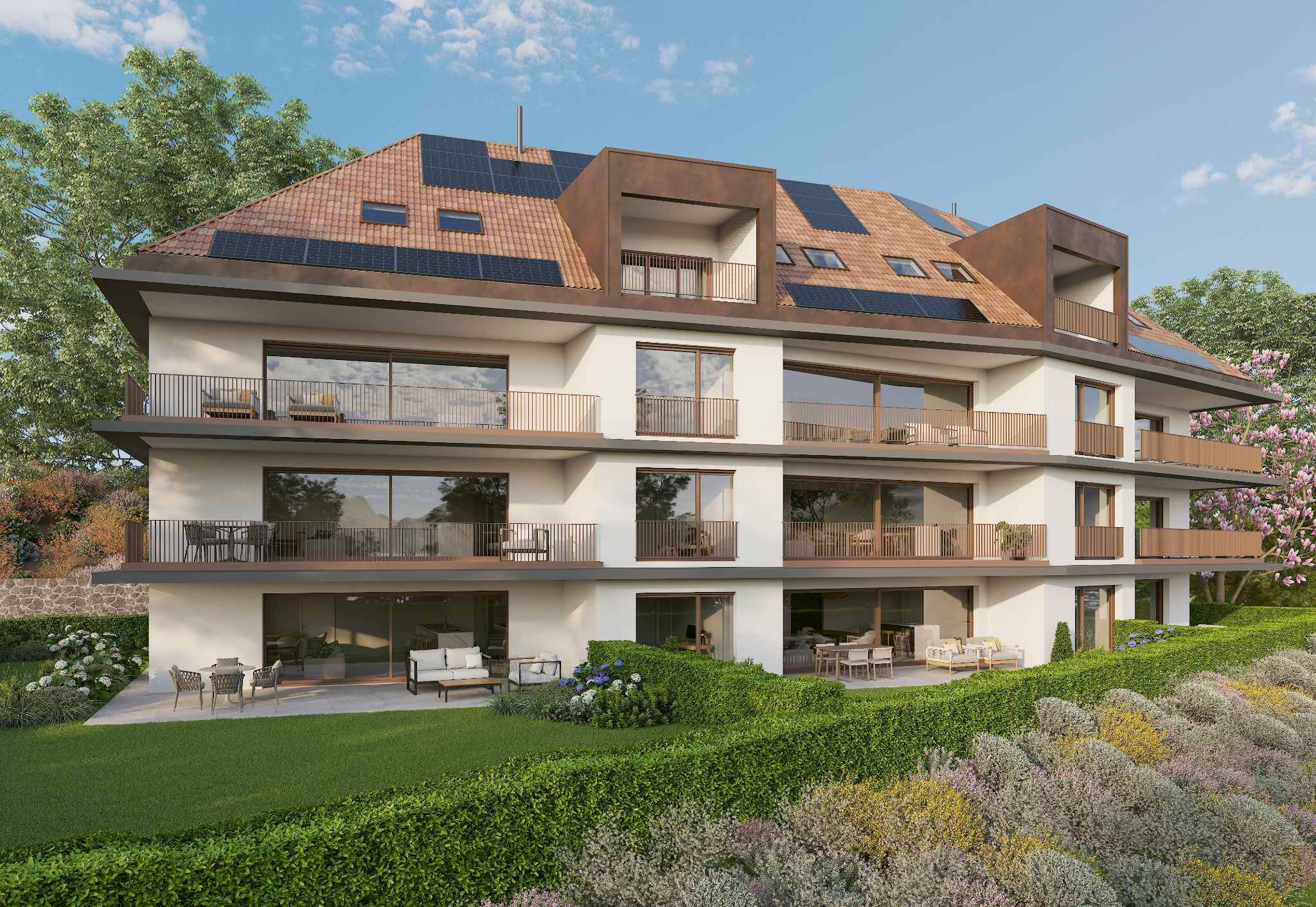 Nouveau : Appartement neuf de 5,5 pièces avec vue lac
