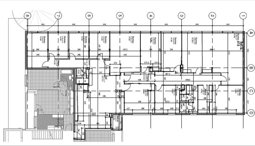 Surface très lumineuse - 305m2 bureaux