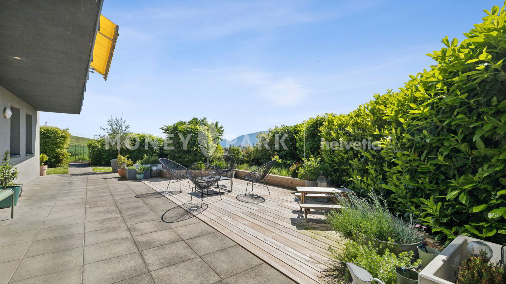 Splendide appartement avec grand jardin à Bernex