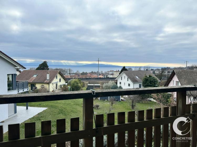 Panorama sur le Léman : Appartement avec balcon et vue lac à Mont-sur-Rolle