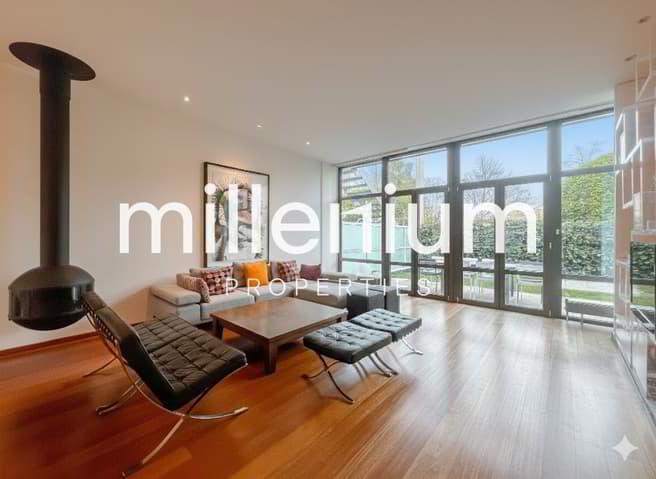 Loft meublé avec jardin et terrasse sur le toit