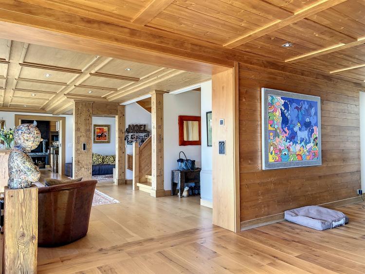 Magnifique chalet avec vue panoramique sur la plaine du Rhône et les Alpes