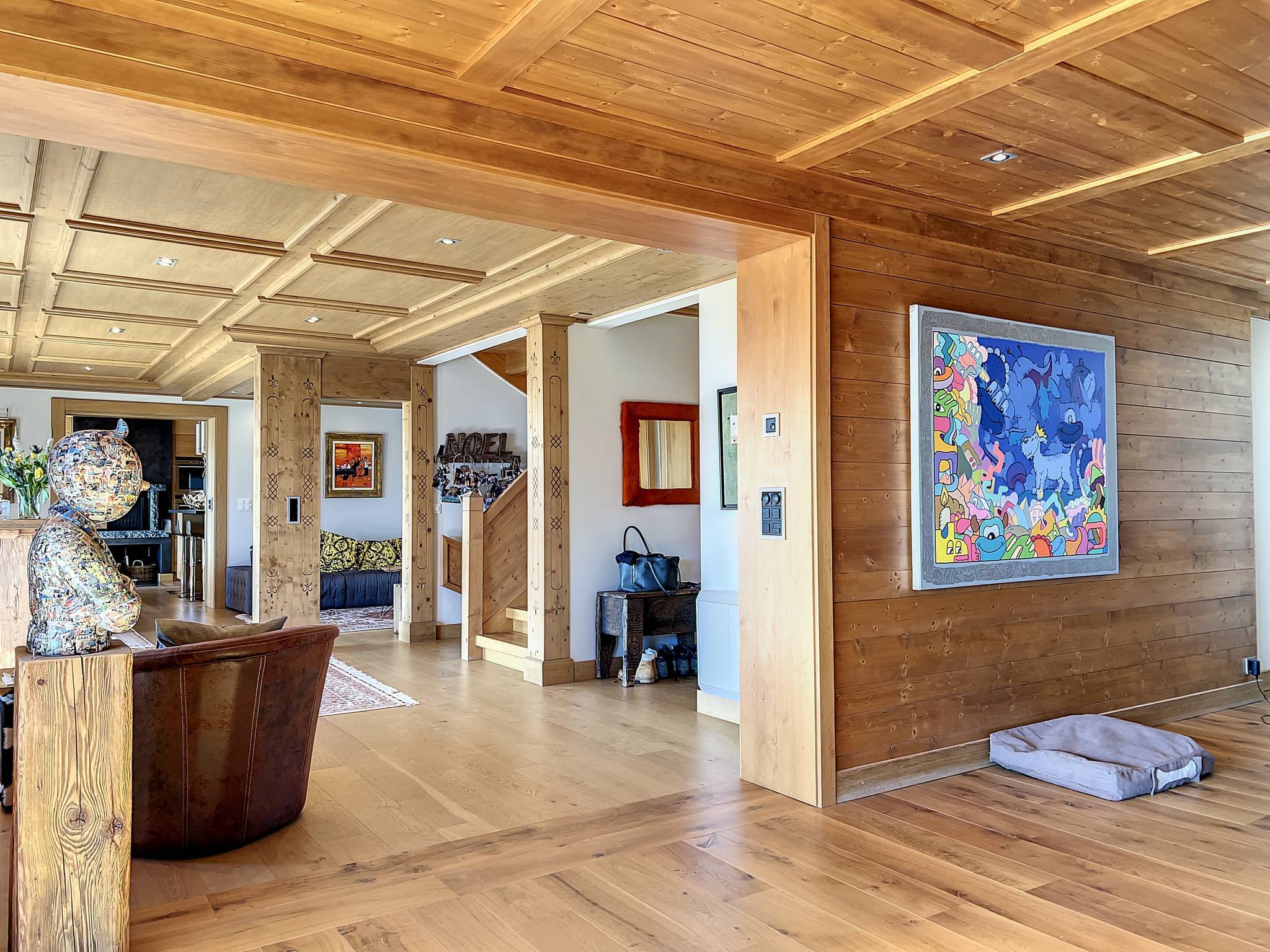 Magnifique chalet avec vue panoramique sur la plaine du Rhône et les Alpes