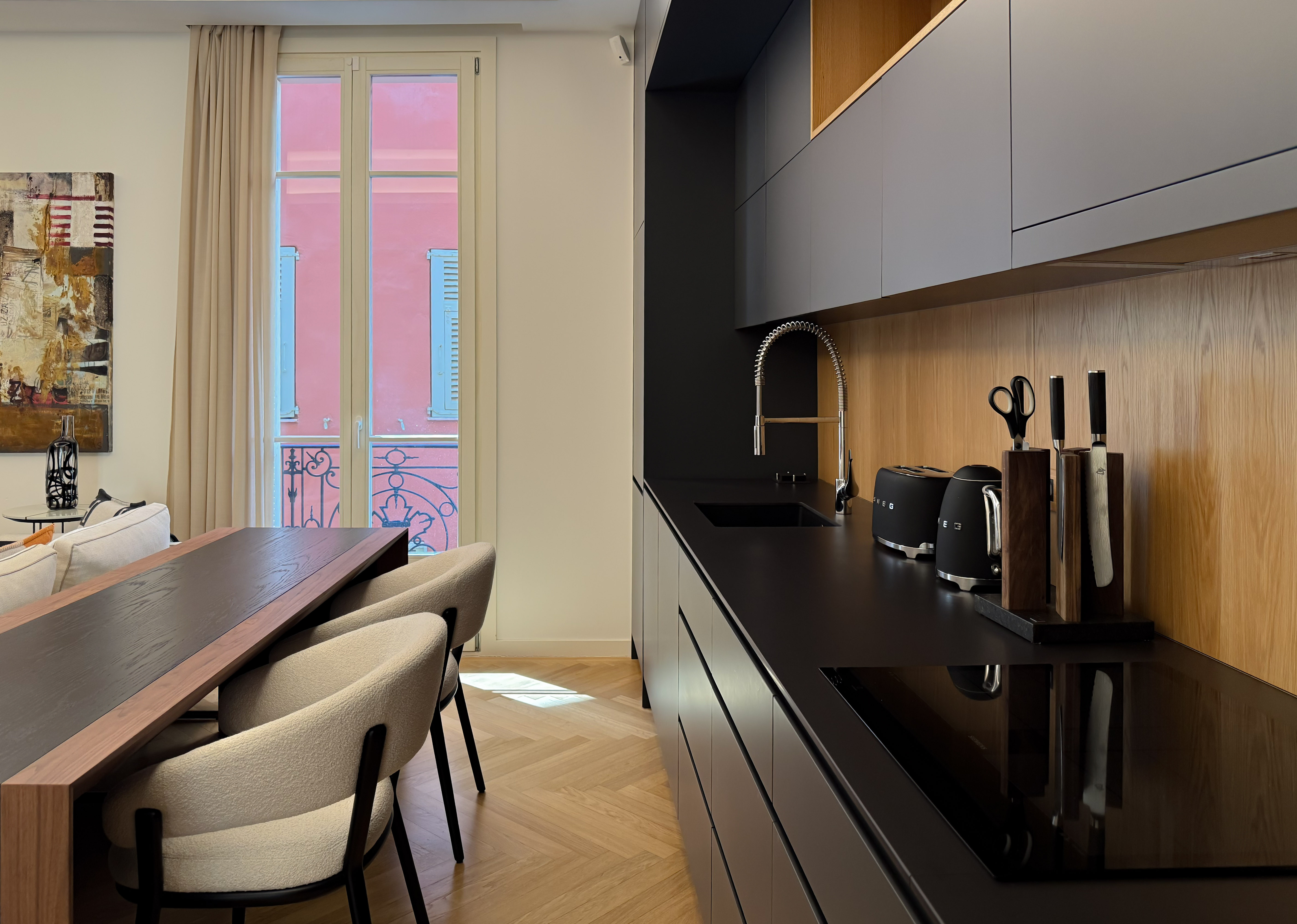 MONACO VILLE - BEAU 3 PIÈCES RÉNOVÉ - ROCHER