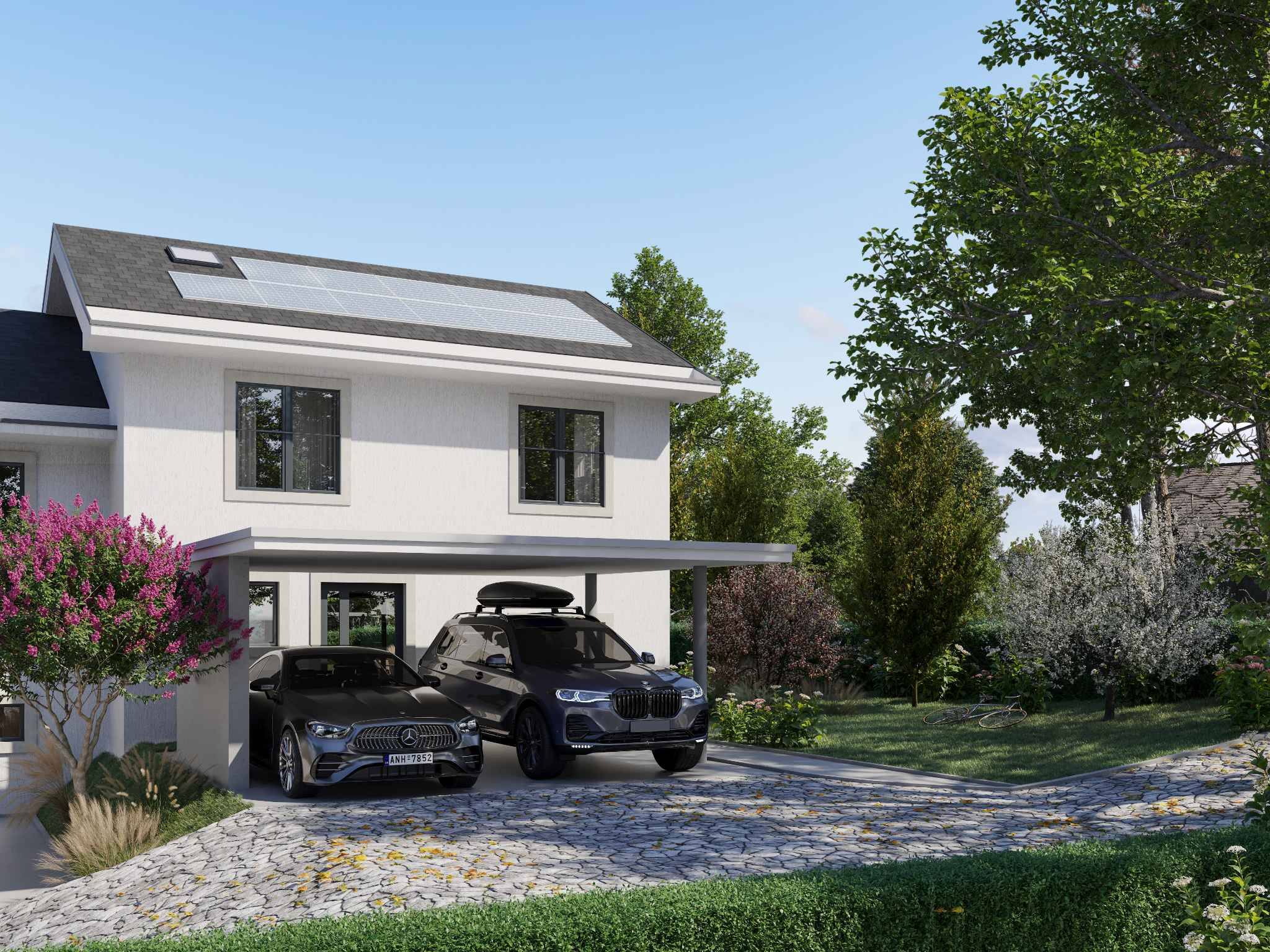 PERMIS EN FORCE I RAVISSANTE VILLA
JUMELLE EN PIGNON -
VILLA C