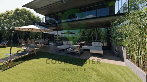 Rez avec jardin privatif aux portes du centre-ville de Rolle