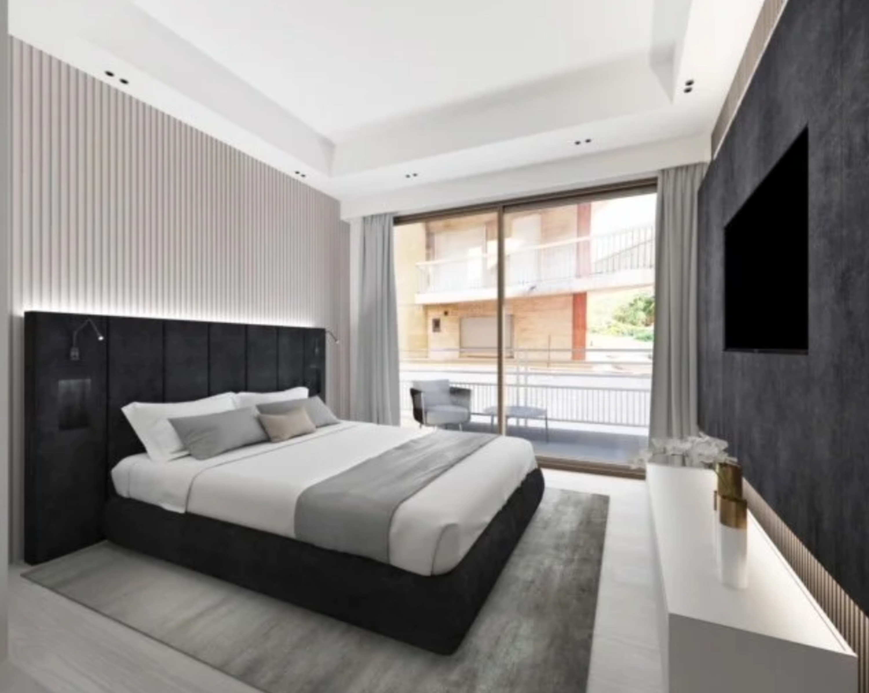 Appartement de 3 pièces rénové - Condamine - Vue échappée sur le Circuit F1